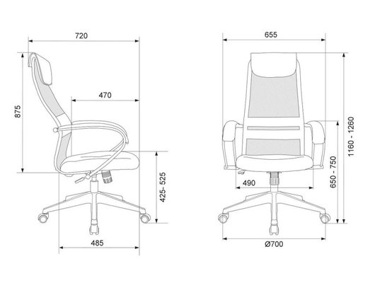 Кресло Бюрократ CH-607